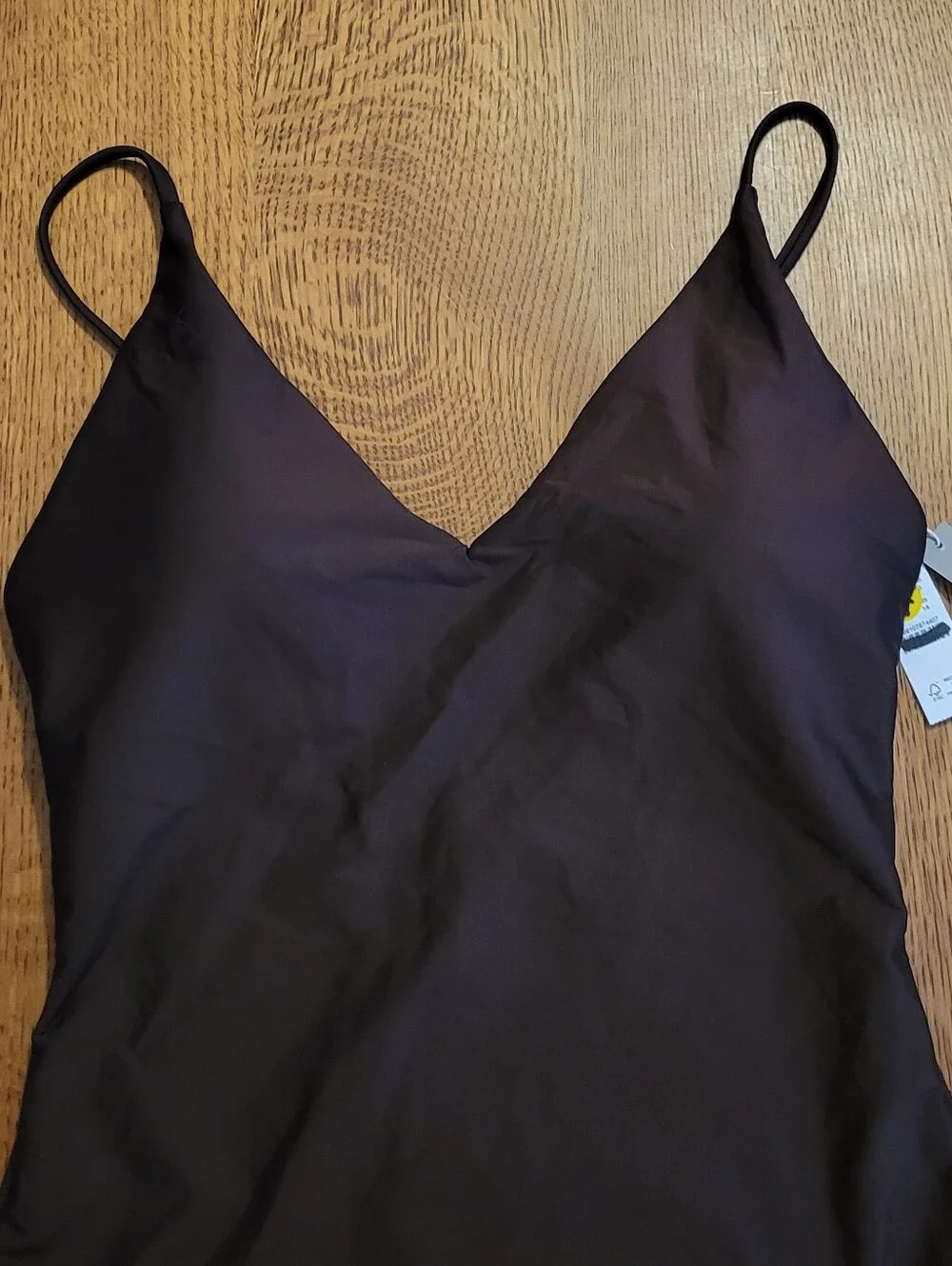 J. Crew Lana One-piece Classic Sculpt swimsuit - Inky Espresso